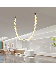 Modern Pendant Light Yellow Lighting 48 Watts - Gold Olive