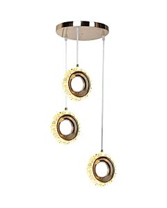 Modern Hanging Light 3 Lights 12 Watts Triple