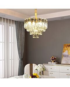 انارة معلقة مودرن ذهبي E14x5L قطر 40 سم