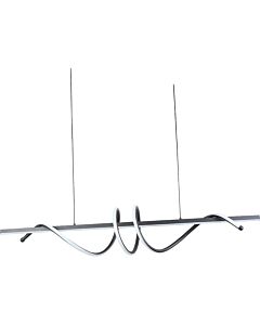 Modern Pendant Lighting 3 Lights 55 Watts - Black