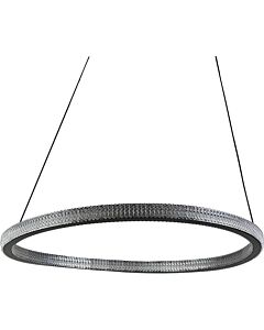 Modern Pendant Chandelier 3 Lights 75W - Black