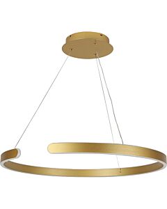 Modern Pendant Chandelier 3 Lights 85W - Gold