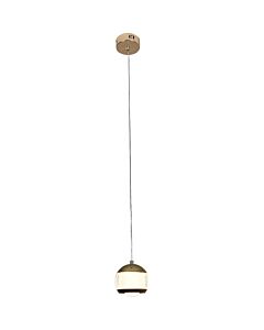 Modern Hanging Light In Gold Color with 3 Lights 9 Watts