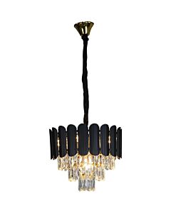 ثريا علاقي مودرن مع E14x5 - ذهبي واسود