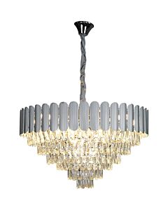 ثريا علاقي مودرن 800 E14x15 - فضي