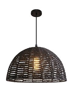 انارة معلقة مودرن 2 متر اسود E27x1 مقاس 50 سم