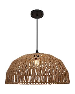 انارة معلقة خيزران 2 متر E27x1L قطر50 سم تال