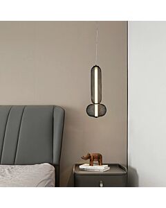 15W Roman Pendant Light - Black