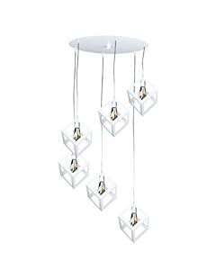 انارة معلقة مودرن E27x6L - ابيض