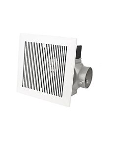 مروحة شفط سقف دكت مربع شبك حديد 25x25 - ابيض