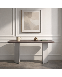 Console from The Martha Collection - Brown and Gray