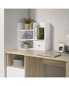 Alford Patara Corner Desk Shelves And Drawer