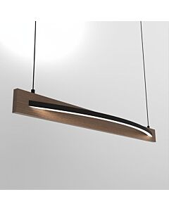 Bar Joe Pendant Light - Wood and Black