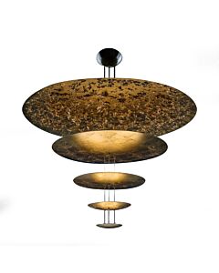 Catellani 54W Gold Round Chandelier