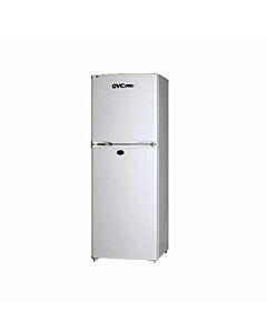 GVC PRO Double Door Refrigerator 4.7 Feet - Silver