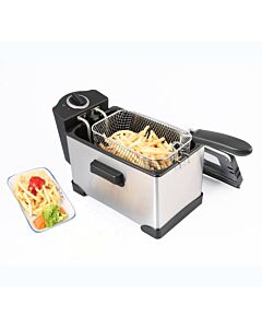 GVC PRO Rectangular Oil Fryer - 3 Liters