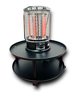 GVC PRO Electric Heater with A Round Table - Black