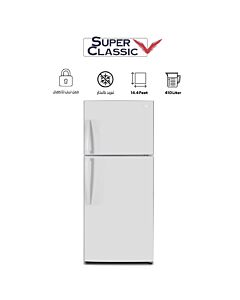 Super Classic 410 Liter Refrigerator - White