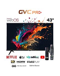 GVC PRO 43-Inch 4K Smart TV Screen