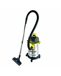 GVC PRO 18L Barrel Vacuum Cleaner - Stainless Steel - 2000W