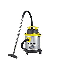 GVC PRO 15L Wet and Dry Vacuum Cleaner - Stainless Steel - 2000W