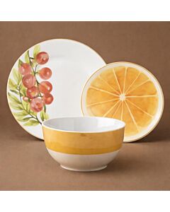 Tropica Dinnerware Set 12 Pieces - White