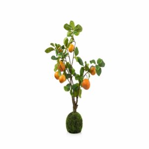 فرع نبات صناعى صغير اورانج