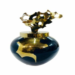 تحفة طاولة مودرن مميزة - أزرق مع ذهبي