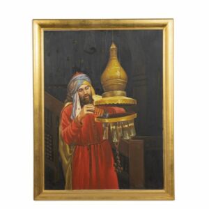 لوحة فنية كلاسيكية تارا - إطار ذهبي