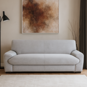 Elena Three-Seater Sofa - Gray