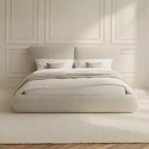 سرير كينغ مياس 180x200 سم - بيج فاتح