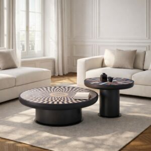  طاولة قهوة فينتو - اسود ومتعدد الالوان