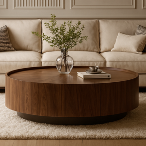 طاولة قهوة مودرن ساندرا - بني