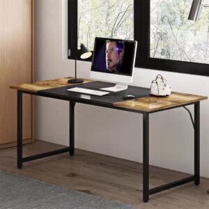 طاولة مكتب كليما - بني خشبي وأسود