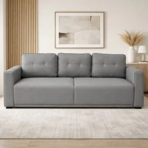 كنبة روشينا - 3 مقاعد - رمادي