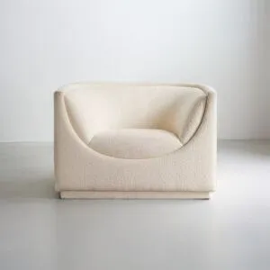 كنبة مفردة بوسطن - ابيض كريمي