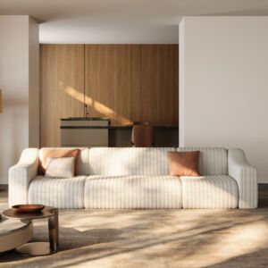 Victoria Quad Sofa - Light beige