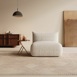 كنبة مفردة مارسيليا - بيج فاتح