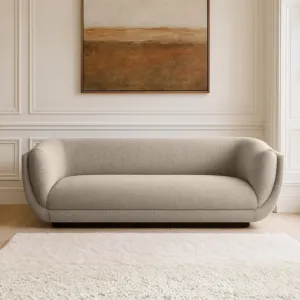 كنبة بيرلا - 3 مقاعد - بيج غامق