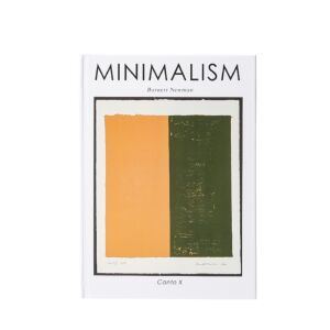 تحفة كتاب مينيماليزم - أخضر وبرتقالي