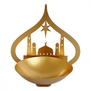 وعاء تقديم رمضاني كوين - ذهبي