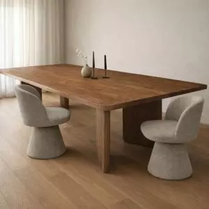 طاولة طعام مارديني - 10 أشخاص - بني