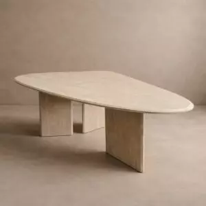 طاولة طعام سيمارا - 8 اشخاص - بيج