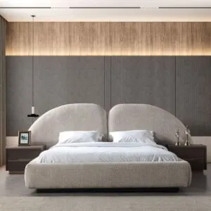 طقم غرفة نوم كينغ 5 قطع رومو - 180x200 سم