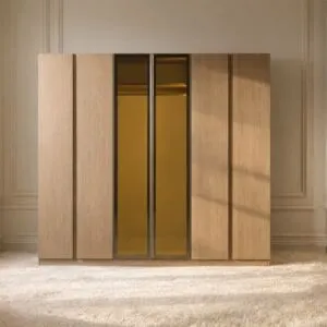 دولاب ملابس كامي مقاوم للكسر - بيج