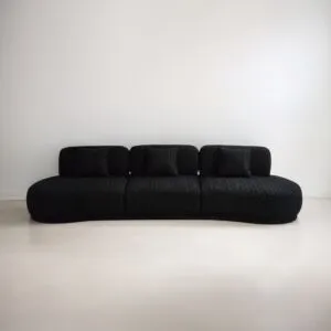 كنبة ثلاثية كاتيا - اسود