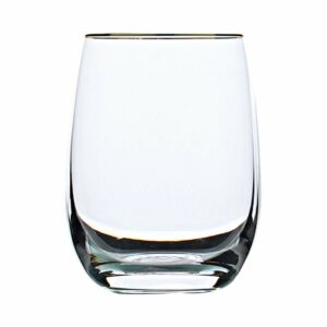 كاسة عصير زجاجي شفاف