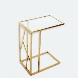 طاولة جانبية تصميم مفرد مستطيل