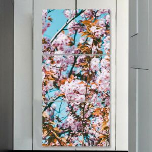 لوحة فنية اكسانتي ثلاث قطع - طبيعة وزهور