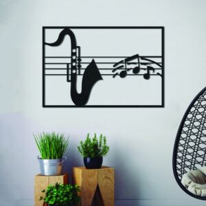 ديكور جداري اكريلليك بتصميم موسيقى